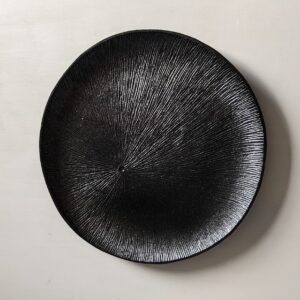 Decoratieve sierblad, Decoratie blad, dienblad zwart