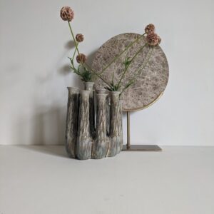 Tulpenvaas, Tulpen vaas, Groen tulpenvaas, Grijs tulpenvaas, Uniek woonaccessoires, Decoratie huis