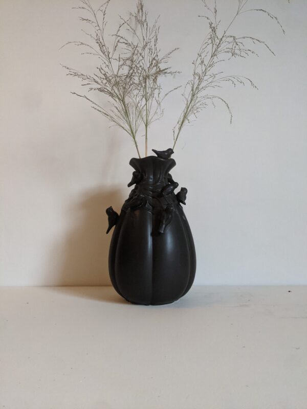 Bird vase mat black - Afbeelding 4