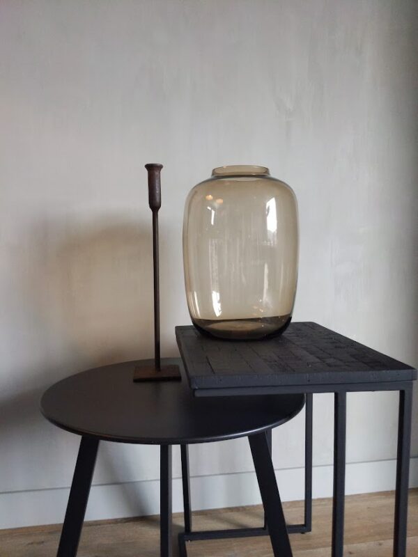Artic medium topaz glazen vaas - Afbeelding 2