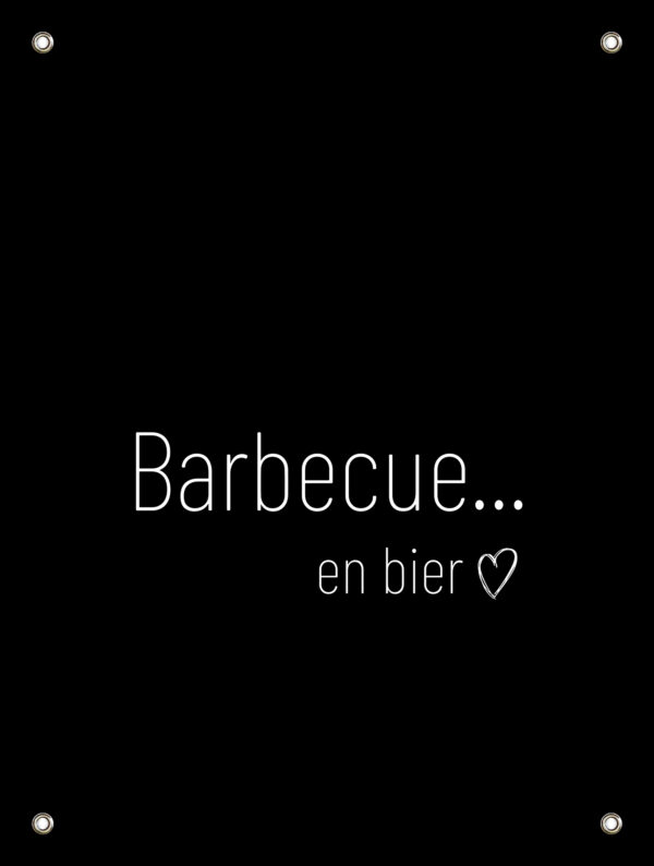 Tuinposter 'Bbq en bier' - Afbeelding 2