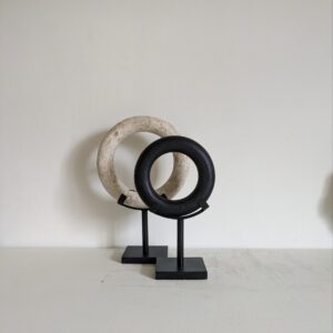 Beige stenen ring