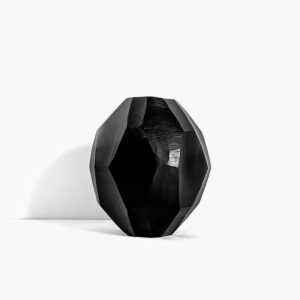 Diamant vaas zwart
