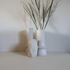 Matthew vase white L