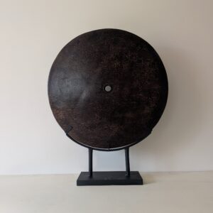 schijf marmer bruin